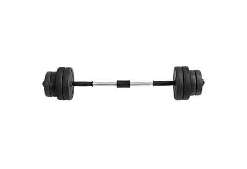 COSTWAY Hantel-Set 30 KG Kurzhanteln, mit 16 Hantelscheiben