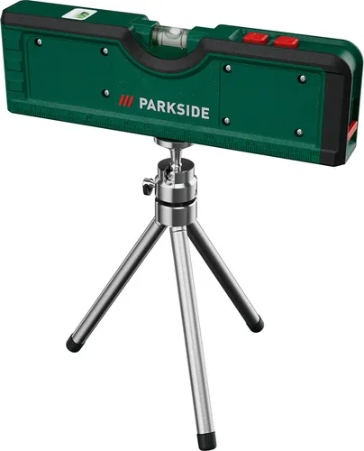 PARKSIDE Laser Wasserwaage mit höhenverstellbarem Dreibein-Stativ