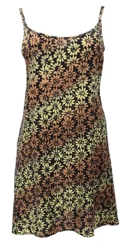 Boho Strandkleid, Minikleid, Sommerkleid, Trägerkleid - schwarz