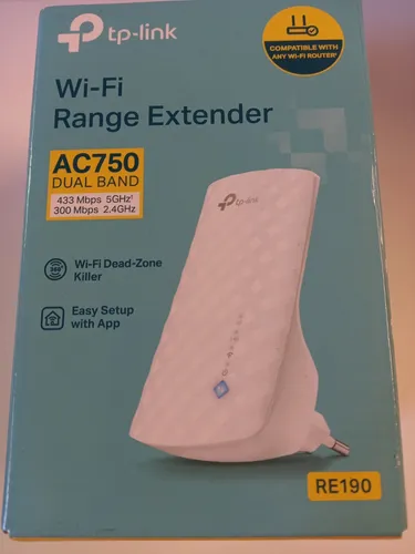 TP-Link WLAN-Repeater AC750 RE190 - Dualband WLAN bis 733 Mbit/s, ideale Lösung für durchgängiges WLAN in jedem Raum