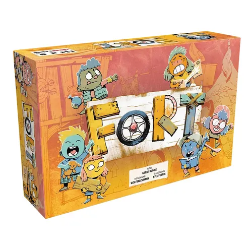 Fort - Das strategische Familienspiel von Leder Games - Gesellschaftsspiel für 2-4 Spieler ab 10 Jahren, bei dem ihr euer Fort aufwertet, Freunde gewinnt und das Spiel beeinflusst. Spannender Wettkampf um die Makkaroni-Skulptur!