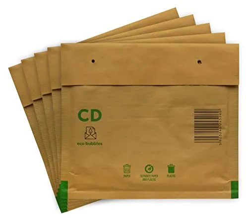 Versandtaschen Luftpolsterumschläge 200 x 175 mm CD Luftpolsterversandtaschen Luftpolstertaschen Gr. CD braun Umschläge haftklebend gepolstert Polsterumschlag Taschen 500