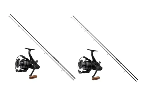Karpfencombo 2X After Dark G2 12` 3,60m 3.00lbs 3-teilige Karpfenrute + 2X Avenger 4000 BF Freilaufrolle Paarpreis
