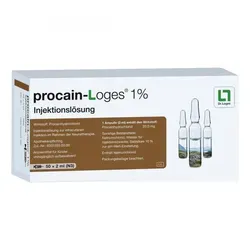 Procain Loges 1% Injektionslösung Ampullen von Dr. Loges