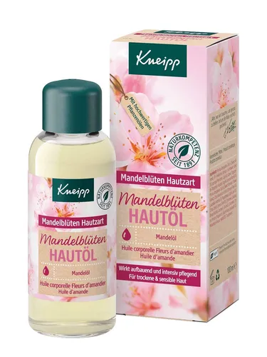 Hautöl 100 ml – Mandelblüten Hautzart mit Sheabutter Sonnenblumenöl Vitamin E