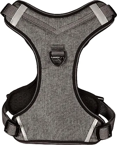 Geschirr Heron GRAU XL 58-76CM 25MM - Weiteres Autozubehör, strapazierfähiges Nylonmaterial für maximale Langlebigkeit und Sicherheit beim Fahren.