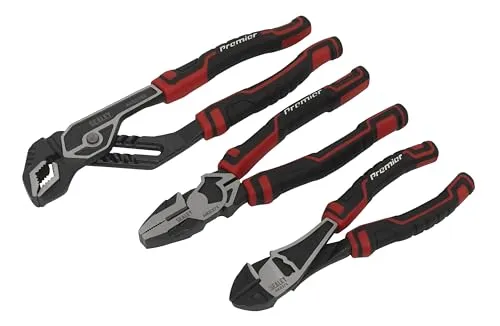 Sealey AK8377 3-teiliges Zangen-Set mit hoher Hebelwirkung