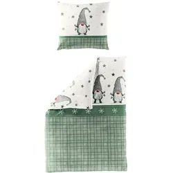 Bierbaum Biber Bettwäsche 135x200 Ornamente Barock grau 3846-10 - Bettwäschegarnitur aus 100% Baumwolle, atmungsaktiv und wintertauglich, mit elegantem Barock-Design in Grau. Trocknergeeignet und pflegeleicht bei 60°C.