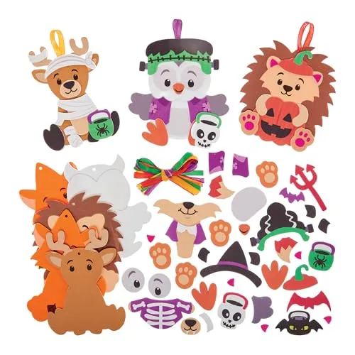 Baker Ross FN286 Halloween Waldtiere Dekorationssets von Baker Ross