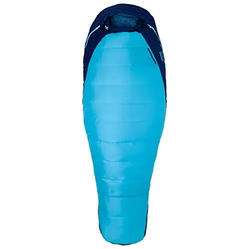 Marmot Trestles 15, Mumienschlafsack für Damen, Leichter und Warmer 3 Jahreszeiten Kunstfaser Schlafsack, ideal zum Camping und Trekking