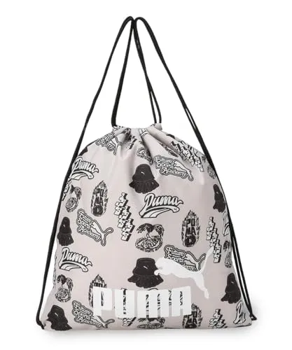 PUMA Phase Small Gym Sack, Unisex-Erwachsene Turnbeutel, Alpine Snow-90ies AOP, OSFA -