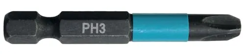 Makita B-63731 Impact Black Bit PH3, 50 mm, 2 Stück