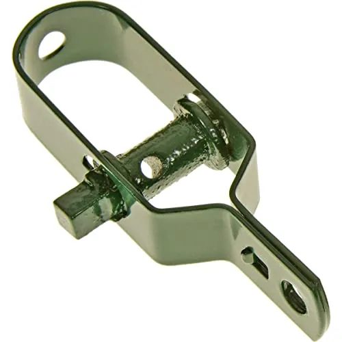 HaGa Eckpfosten Drahtspanner 10 Stück 100mm x 28mm x 20mm in grün - Zaunpfosten, 10 Stück robuste Drahtspanner aus verzinktem Stahl, witterungsbeständig und ideal für die einfache Spannung von Maschendrahtzäunen und Wäscheleinen.