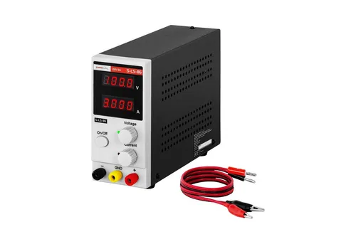 Stamos Welding Group Labornetzgerät S-LS-86 - Labor-Netzteil mit regelbarer DC-Stromversorgung von 0-100 V und 0-3 A, ausgestattet mit LED-Displays und intelligentem Überlastungsschutz für maximale Sicherheit.