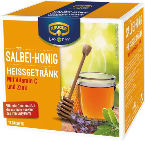 Krüger Salbei und Honig Heißgetränk 144g