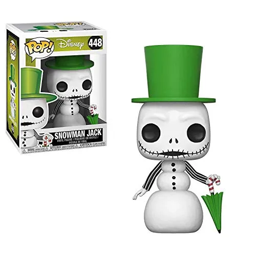 Funko Pop! Vinyl: Disney: Nightmare Before Christmas: Snowman Jack Skellington - The Nightmare Before Christmas - Vinyl-Sammelfigur - Geschenkidee - Offizielle Handelswaren - Movies Fans