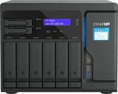 QNAP TS-855X NAS-Server - NAS-Server mit 8 Schächten, 2.5/10 Gigabit Ethernet und flexibler RAID-Unterstützung für hohe Datensicherheit und Leistung.