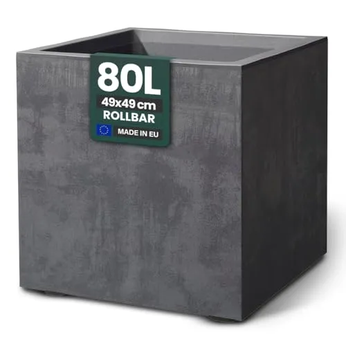 Kreher Blumenkasten Millennium in Naturstein Optik von Kreher