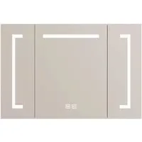PXloue LED Spiegelschrank 90 cm – Moderner Badschrank mit Stauraum - Der 90 cm LED Spiegelschrank vereint stilvolles Design und praktische Funktionalität. Mit integrierter LED-Beleuchtung und ausreichend Stauraum ist er ideal für Bad, Schlafzimmer und Wohnzimmer.