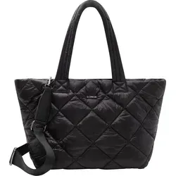 L.CREDI Schultertasche Radima Shopper Black - Elegante schwarze Handtasche - Geräumige Schultertasche mit durchdachter Innenaufteilung und praktischem Zipperfach. Ideal für Alltag und Stadtbummel. Stylisch und funktional.
