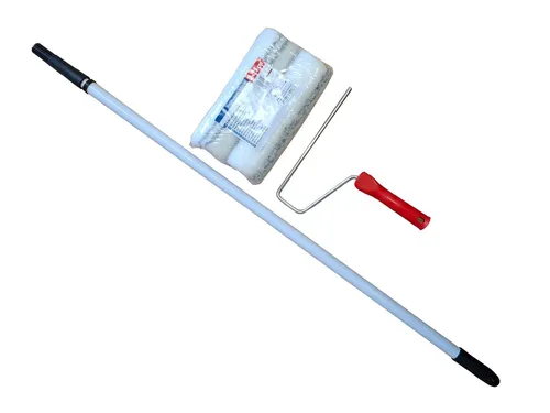 Farbroller Set mit Teleskopstab - Wand- und Deckenstreich-Set mit Teleskopstiel
