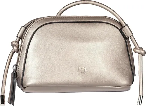 Tom Tailor Denim Madelyn Cross Bag XS - Platin - Umhängetaschen mit modernem Design, aus weich genarbtem Kunstleder, ausgestattet mit verstellbarem Schulterriemen und praktischen Innenfächern für optimale Organisation.