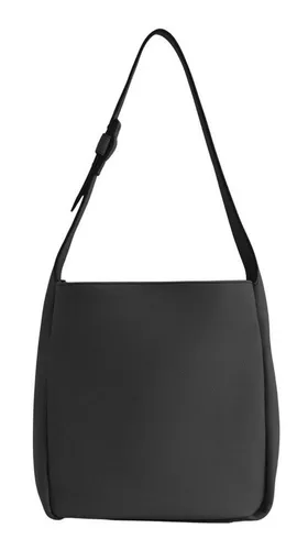 FredsBruder Bestie Schultertasche aus Leder 28 cm schwarz in schwarz von FREDsBRUDER