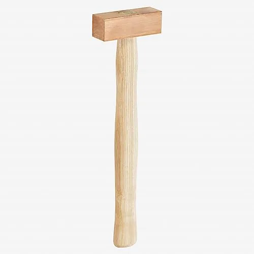 Picard Kupferhammer Fäustelform 250 g - Hämmer mit 250 g Kopfgewicht und robustem Eschenstiel für präzises Arbeiten und Schutz empfindlicher Oberflächen.