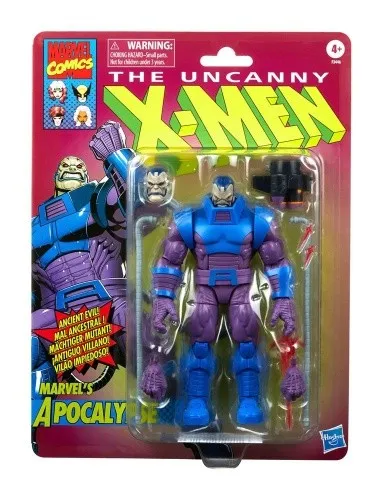 The Uncanny X-Men Marvel Legends Retro 2022 - Marvel's Apocalypse Actionfigur - Actionfigur mit 15 cm Größe, detailgetreu gestaltet und ideal für Sammler und Fans der X-Men-Serie.