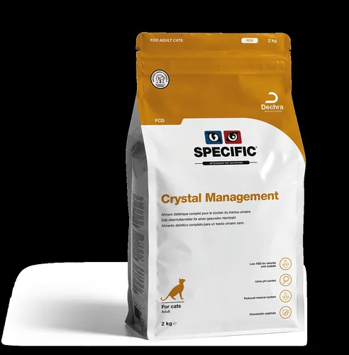 Specific Crystal Management FCD 7 kg - Trockenfutter für Katzen - Katzenfutter zur Unterstützung der Harnwegsgesundheit, ideal für Katzen mit empfindlichem Urin