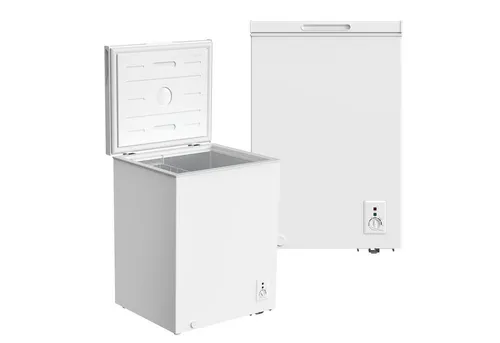 YUNA Gefriertruhe FROSTER 100E - Tiefkühler mit 99 l Volumen, Schnellgefrierfunktion und energieeffizienter Leistung – ideal für die Lagerung von Lebensmitteln.