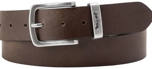 Levi's Men's Metal Two Horse Keeper Belt - Herren-Gürtel aus 100% Bovine Leder, robust und stilvoll für jeden Anlass.