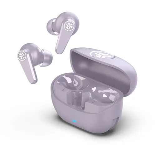 Go Pods ANC In-Ear Bluetooth Kopfhörer - Kabellos TWS mit 26 h Laufzeit (Lila) - Kopfhörer mit aktiver Geräuschunterdrückung, ideal für Musik und Anrufe, wasser- und staubgeschützt nach IP55, perfekt für unterwegs.