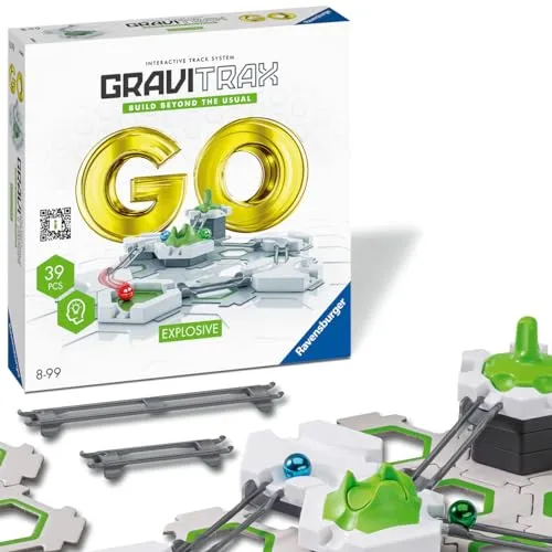 Ravensburger GraviTrax GO Explosive. Kombinierbar mit Allen GraviTrax Produktlinien, Starter-Sets, Extensions & Elements, Konstruktionsspielzeug ab 8 Jahren