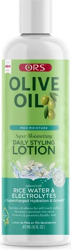 ORS Max Moisture Lotion 473 ml - Feuchtigkeitsspendende Haarstyling-Lotion mit Kokosöl, Olivenöl & Hyaluronsäure, Stärkt & Nährt das Haar