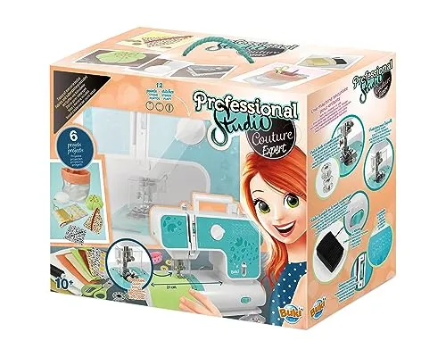 Buki Professional Studio Expert Nähmaschine (BUK 210222) - Nähmaschine mit fortschrittlicher Technologie, ideal für kreative Projekte und professionelle Ergebnisse.