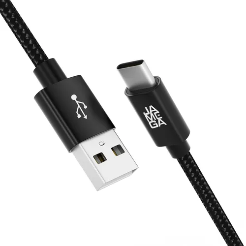 JAMEGA USB C Datenkabel - 300 cm Schnell Ladekabel für Samsung und andere Geräte, robust und ideal für flexibles Laden