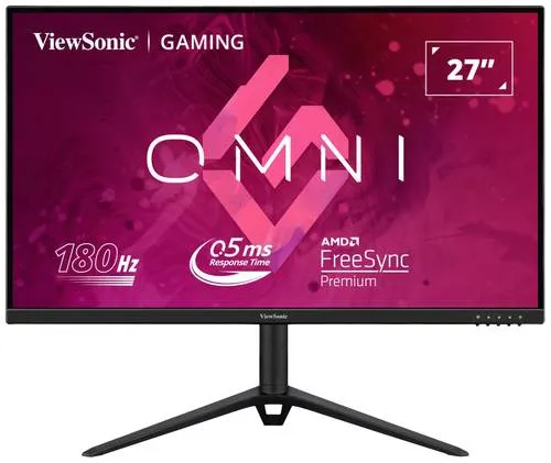 Viewsonic VX2728J Gaming Monitor 27 Zoll - 27 Zoll Full HD Gaming Monitor mit 165 Hz Bildwiederholrate, Freesync und Flicker Free-Technologie für ein ruckelfreies Spielerlebnis.