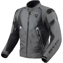 Revit Control H2O Motorradjacke Schwarz-Grau Größe S - Hochwertige Motorradjacke aus 600D Polyester mit herausnehmbarem Thermofutter. Ideal für alle Wetterbedingungen, sorgt für Komfort und Schutz beim Fahren.