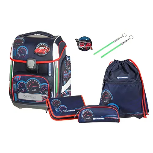 Schneiders-Bags Schulranzen-Set 6-teilig Ergolite Car Race