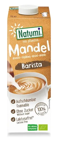 Natumi Barista Mandelgetränk ohne Zucker 1 L