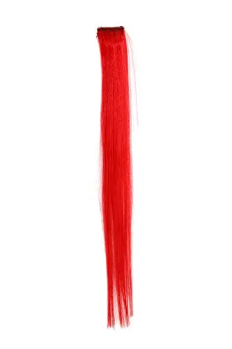 Clip Extension Strähne glatt Rot 45cm Haarverlängerung Haarteil Farbton: 113 YZF-P1S18-113 - 1
