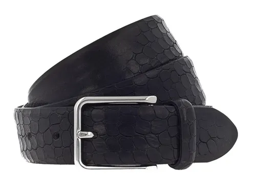b.belt Karl Ledergürtel W85 - Hochwertiger Ledergürtel für Herren - Gürtel aus 100% Leder in elegantem Schwarz, vielseitig kombinierbar und ideal für jeden Anlass.
