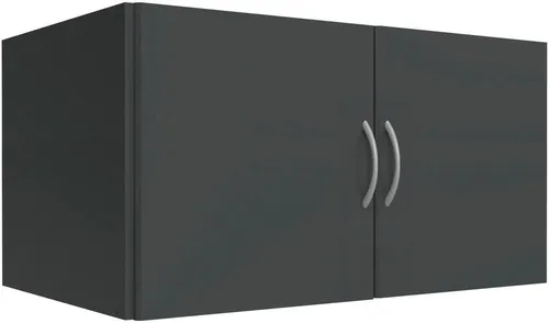 Wimex Hängeschrank Multiraumkonzept Schranksystem - Bürostühle: Vielseitiger Schrankaufsatz für jeden Raum, bietet großzügigen Stauraum und ansprechendes Design mit strukturierter Oberfläche und geschwungenen Griffen.