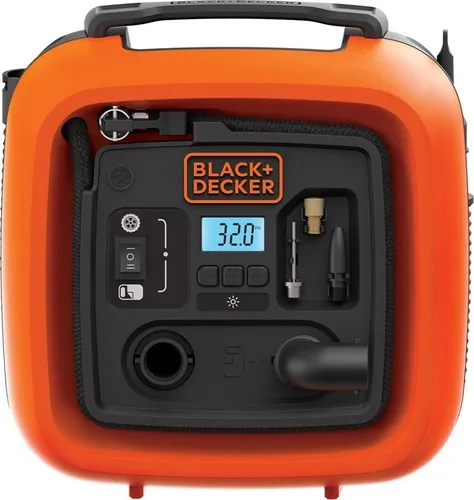 Black+Decker Kompressor ASI400-XJ, 12V, 11 bar, ölfrei