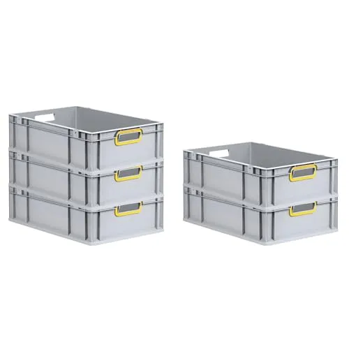 PROREGAL SuperSparSet 5x Eurobox NextGen Color | 34 Liter von Proregal