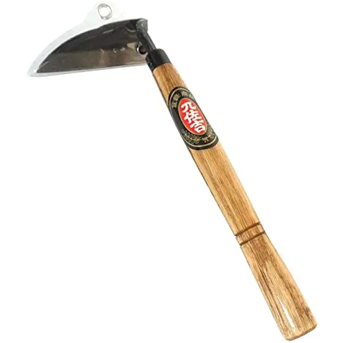 AFuex Japanisches Gartenwerkzeug - Handhacke/Sichel ist perfekt zum Jäten und Kultivieren