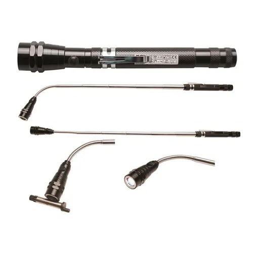 BGS-9303 Ausziehbare LED Leuchte 2-IN-1 mit Magnetheber - Praktischer Magnetheber mit integrierter LED-Leuchte. Ideal für präzise Arbeiten an schwer zugänglichen Stellen. Kompakt und vielseitig einsetzbar.