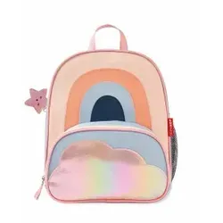 Skip Hop Funken-stil Kleiner Regenbogen Rucksack Rosa - Kindertasche für Vorschulkinder mit geräumigem Hauptfach, praktischer Vordertasche und seitlicher Netztasche für Flaschen. Cooles Design bringt die Kleinen zum Strahlen!