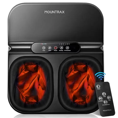 Mountrax Elektrisches Fußmassagegerät mit Wärmefunktion